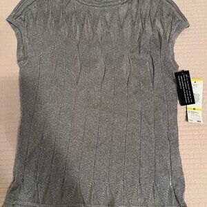 Jones New York Top - Silver